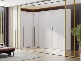 Гардеробная Эккервуд (белый) в Дорогино - dorogino.mebel-nsk.ru | фото