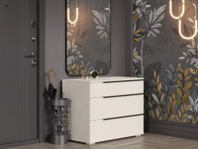 Комод с 3 ящиками Айри КМ-001 (кашемир) в Дорогино - dorogino.mebel-nsk.ru | фото