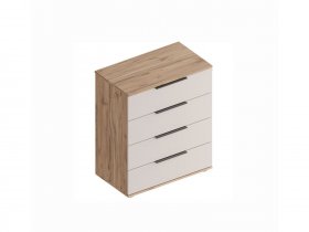 Комод с ящиками Сицилия (дуб альпийский/тефия) в Дорогино - dorogino.mebel-nsk.ru | фото
