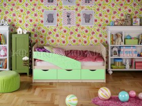 Кровать детская Бабочки 1,8 м в Дорогино - dorogino.mebel-nsk.ru | фото