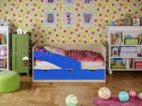 Кровать детская Бабочки 2,0 м в Дорогино - dorogino.mebel-nsk.ru | фото