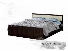Кровать двуспальная 1,4м Фиеста (BTS) в Дорогино - dorogino.mebel-nsk.ru | фото