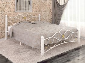 Кровать двуспальная Гарда-3 на металлокаркасе 1,4 м в Дорогино - dorogino.mebel-nsk.ru | фото