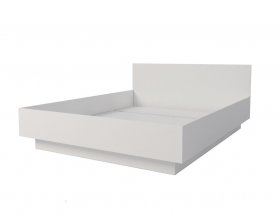 Кровать двуспальная Мебелевс 1,6 м (белый) в Дорогино - dorogino.mebel-nsk.ru | фото
