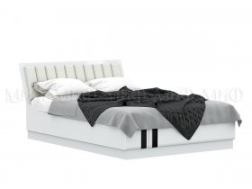 Кровать двуспальная с подъем.мех. 1,6м Магнолия в Дорогино - dorogino.mebel-nsk.ru | фото