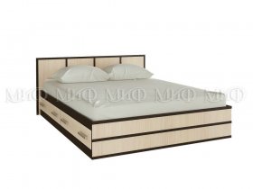 Кровать двуспальная Сакура 1,4 м в Дорогино - dorogino.mebel-nsk.ru | фото
