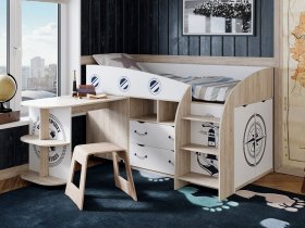 Кровать комбинированная «Немо» в Дорогино - dorogino.mebel-nsk.ru | фото
