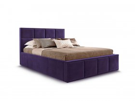 Кровать мягкая 1,6 Октавия стандарт, вар.3 в Дорогино - dorogino.mebel-nsk.ru | фото