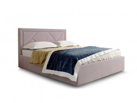Кровать мягкая 1,6 Сиеста стандарт, вар.1 в Дорогино - dorogino.mebel-nsk.ru | фото