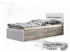 Кровать односпальная Наоми КР-12 в Дорогино - dorogino.mebel-nsk.ru | фото