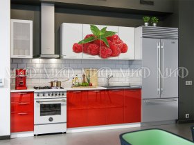 Кухонный гарнитур Малина в Дорогино - dorogino.mebel-nsk.ru | фото