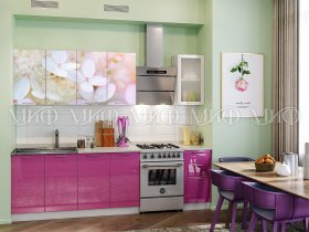 Кухонный гарнитур Вишневый цвет в Дорогино - dorogino.mebel-nsk.ru | фото
