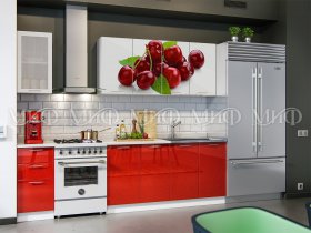 Кухонный гарнитур Вишня в Дорогино - dorogino.mebel-nsk.ru | фото