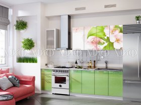 Кухонный гарнитур Яблоневый цвет в Дорогино - dorogino.mebel-nsk.ru | фото