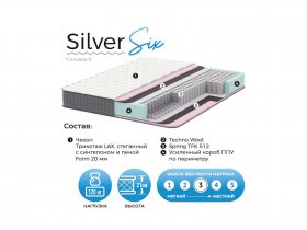 Матрас Silver Six в Дорогино - dorogino.mebel-nsk.ru | фото