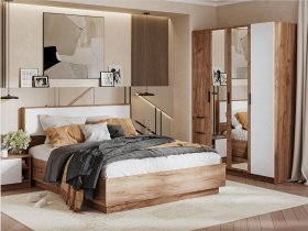 Модульная спальня Орегон в Дорогино - dorogino.mebel-nsk.ru | фото