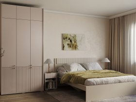 Модульная спальня Орма (МДФ) в Дорогино - dorogino.mebel-nsk.ru | фото