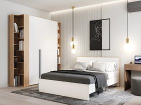 Модульная спальня Ренн в Дорогино - dorogino.mebel-nsk.ru | фото