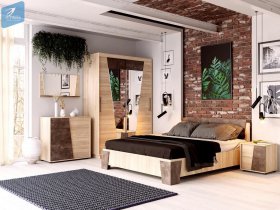 Модульная спальня Санремо в Дорогино - dorogino.mebel-nsk.ru | фото