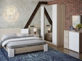 Модульная спальня «Валери» в Дорогино - dorogino.mebel-nsk.ru | фото