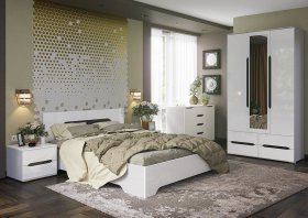 Модульная спальня Валирия в Дорогино - dorogino.mebel-nsk.ru | фото