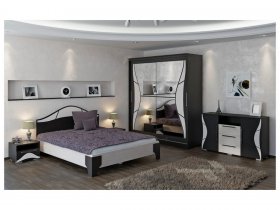 Модульная спальня Верона (Линаура) в Дорогино - dorogino.mebel-nsk.ru | фото