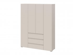 Шкаф четырехстворчатый с ящиками Люмо ШК-05 в Дорогино - dorogino.mebel-nsk.ru | фото