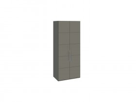Шкаф для одежды с 2 дверями Наоми (джут/фон серый) СМ-208.07.03 в Дорогино - dorogino.mebel-nsk.ru | фото