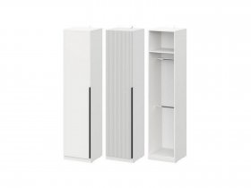 Шкаф ШК-50 Эккервуд (белый) в Дорогино - dorogino.mebel-nsk.ru | фото