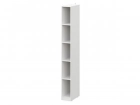 Шкаф-стеллаж ШК-25 Эккервуд (белый) в Дорогино - dorogino.mebel-nsk.ru | фото