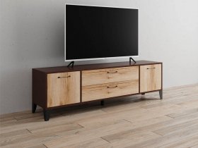 Тумба под ТВ Парус-13 (венге/дуб делано) в Дорогино - dorogino.mebel-nsk.ru | фото